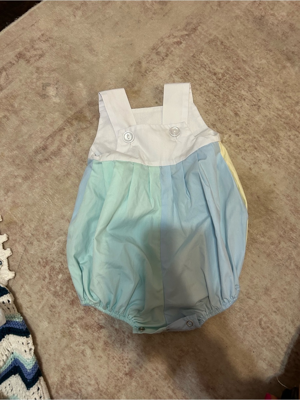 Beaufort Bonnet Baby Pastel Bubble Romper - White, Mint, Blue, Yellow